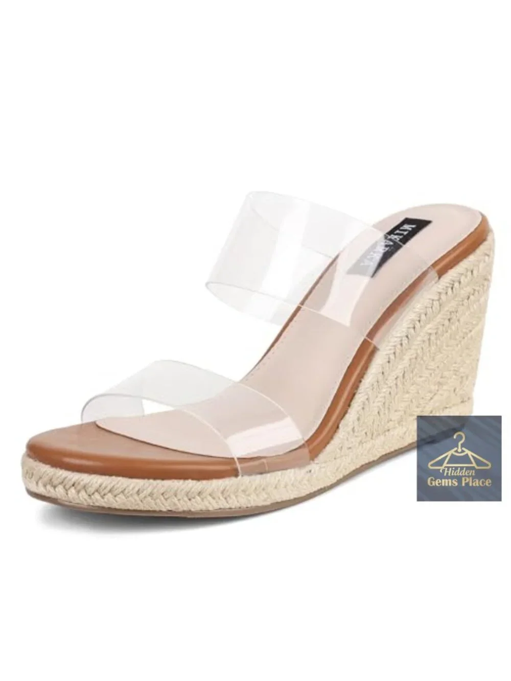 Slip On Wedge Sandals Espadrilles Platform Slides Dressy High Heel Beach Summer